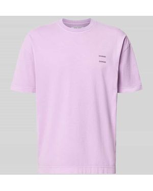 Samsøe & Samsøe Oversized T-Shirt aus reiner Baumwolle Modell 'Joel' - Pink
