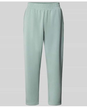 Christian Berg Women Cropped Sweatpants mit elastischem Bund und Eingrifftaschen - Blau