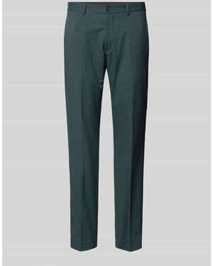 S.oliver Slim Fit Anzughose mit Gürtelschlaufen - Blau