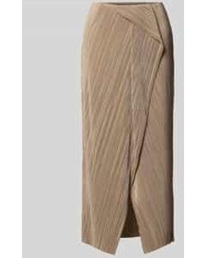 Calvin Klein Midi Rokken - Naturel
