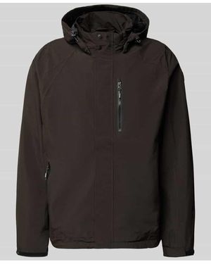 Killtec Jacke mit Napoleontasche Modell 'KOS' - Schwarz