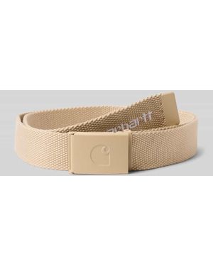 Carhartt Gürtel mit Logo-Stitching Modell 'Tonal' - Natur