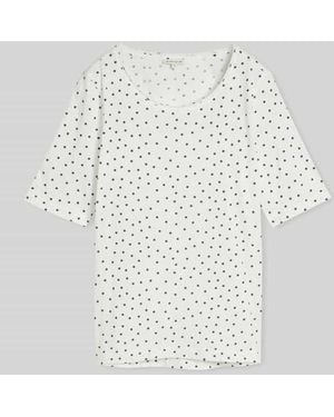 Tom Tailor Regular Fit T-Shirt aus reiner Baumwolle - Weiß
