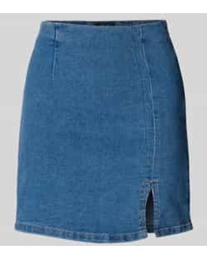 Noisy May Jeansrok Met Loopsplit - Blauw