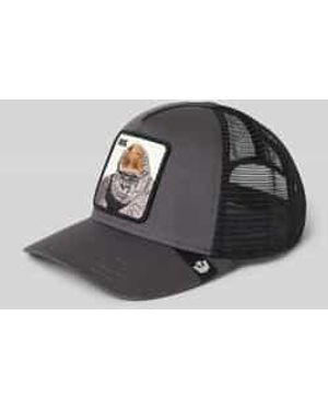 Goorin Bros Trucker-Pet Met Motiefpatch, Model 'Gorilla' - Zwart