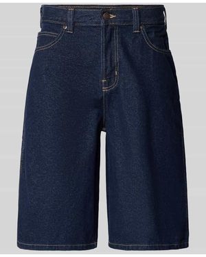 Dickies Loose Fit Bermudas mit Eingrifftaschen - Blau