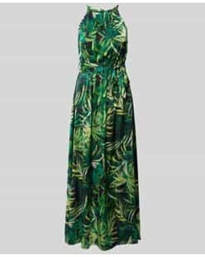 Apricot Maxi-Jurk Met Strikceintuur - Groen