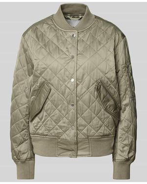 IQ Studio Steppjacke mit Stehkragen - Grün