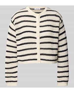 EDITED Cardigan mit Knopfleiste Modell 'Ida' - Grau