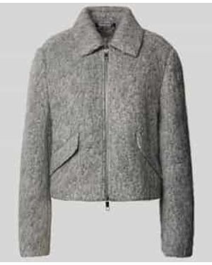 BOSS Regular Fit Jack Met Tweewegsritssluiting, Model 'Cafiore1' - Grijs