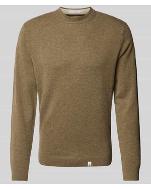COLOURS & SONS Strickpullover Mit Label-Details - Grün