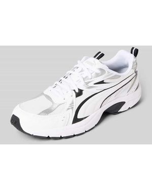 PUMA Sneaker mit Label-Print Modell 'Milenio' - Mettallic