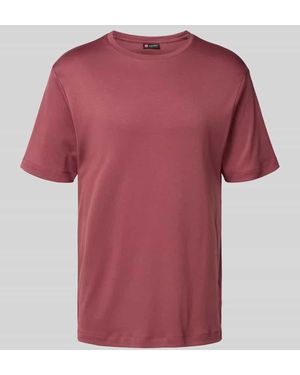 CLUB of GENTS T-Shirt mit Rundhalsausschnitt Modell 'Brooks' - Rot