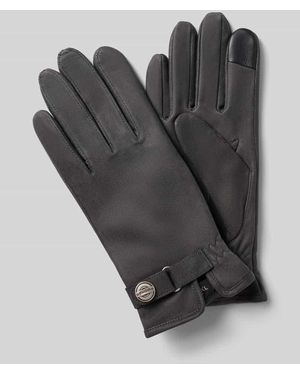 Roeckl Sports Handschuhe aus Schafsleder mit Toch-Funktion Modell 'Stanton' - Grau