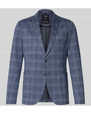 S.oliver Slim Fit Anzugsakko mit Viskose-Anteil - Blau