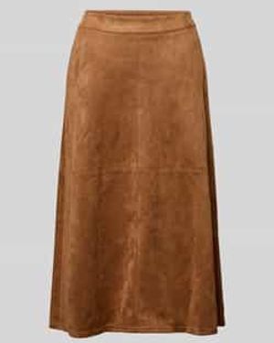 Freequent Regular Fit Midirok - Bruin