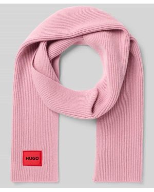 HUGO Schal aus Schurwoll-Mix Modell 'SAFFA' - Pink