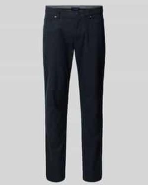 Christian Berg Men Stoffen Broek Met 5-pocketmodel - Blauw
