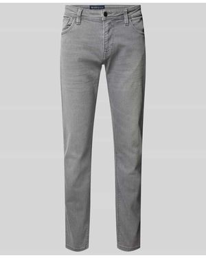 Tom Tailor Slim Fit Jeans Mit Baumwollanteil - Grau