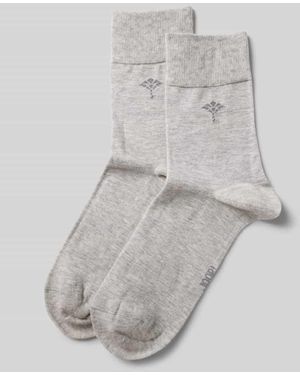 Joop! Socken Mit Label-Print Im 2Er-Pack - Grau