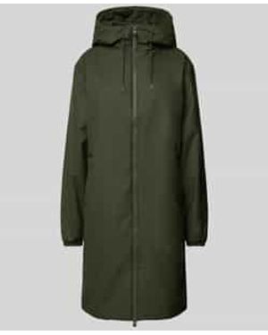 Rains Parka Mit Zweiwege-Reißverschluss Modell 'Lohja' - Grün