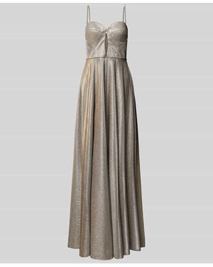 Unique Abendkleid Mit Spaghettiträgern - Weiß