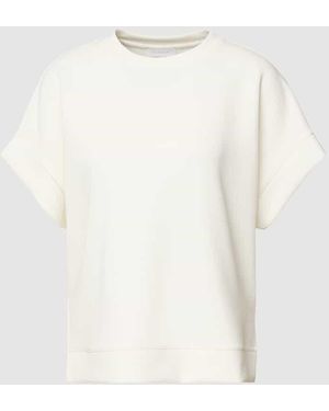 Rich & Royal Sweatshirt Mit Rundhalsausschnitt - Weiß