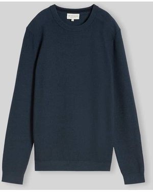 Tom Tailor Regular Fit Pullover aus reiner Baumwolle - Blau