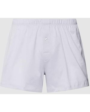 Hanro Boxershorts Mit Elastischem Bund - Weiß