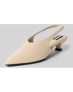 Alohas Pumps mit Pfennigabsatz Modell 'Eros' - Natur