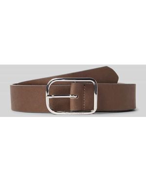 Tom Tailor Gürtel aus glattem Leder - Braun