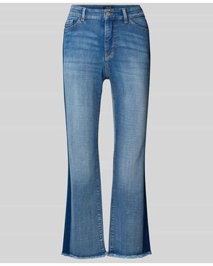 Marc Cain Flared Jeans mit 5-Pocket-Design Modell 'FORLI' - Blau