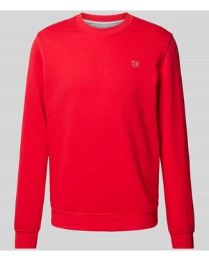 S.oliver Sweatshirt Mit Rundhalsausschnitt - Rot