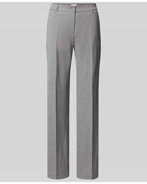 Brax Straight Fit Stoffhose mit Schafswoll-Anteil Modell 'Maron' - Grau