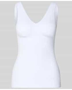 Schiesser Top Met Stretch - Wit