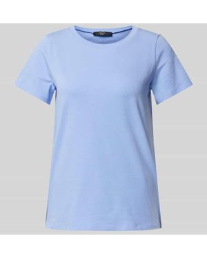 Weekend by Maxmara T-Shirt Mit Rundhalsausschnitt Modell 'Multif' - Blau