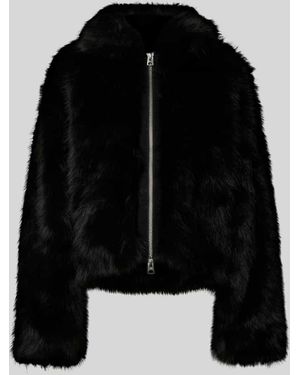 Weekday Jacke aus Kunstfell Modell 'Yara' - Schwarz