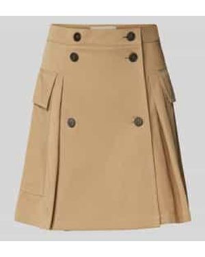 Weekend by Maxmara Minirok Met Cargozakken - Naturel