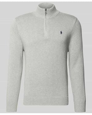 Polo Ralph Lauren Troyer mit Label-Stitching - Grau