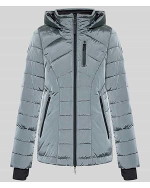 GIL BRET Regular Fit Steppjacke mit Zweiwege-Reißverschluss - Blau