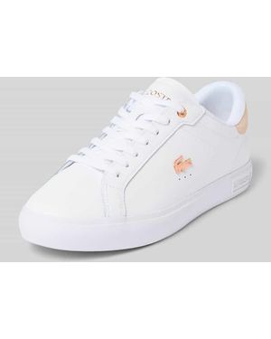 Lacoste Sneaker aus echtem Rindsleder - Weiß