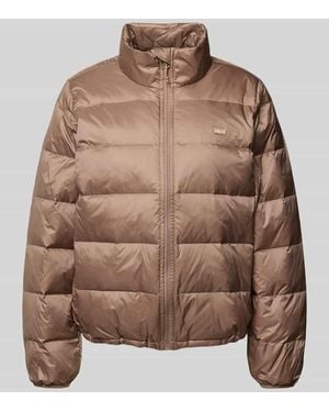 Levi's Steppjacke mit Label-Stitching - Braun