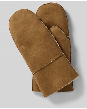 LOEVENICH Handschuhe mit Fäustlingen - Natur