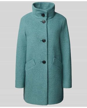 Fuchs & Schmitt Kurzmantel mit Stehkragen und Eingrifftaschen - Grün