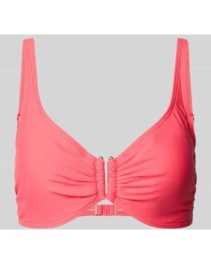 Lascana Bikini-Oberteil mit verstellbaren Trägern Modell 'Simple' - Pink