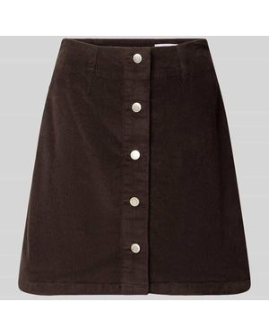 Vero Moda Regular Fit Mini-Rock aus Baumwoll-Mix Modell 'ETTA' - Schwarz
