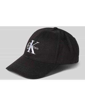 Calvin Klein Basecap aus reiner Baumwolle - Schwarz