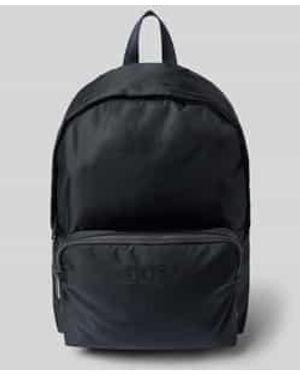 BOSS Rucksack mit Label-Applikation Modell 'Catch_3.0' - Blau