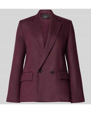 Mango Blazer mit Pattentaschen Modell 'TEMPOLI' - Lila