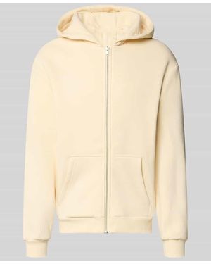Urban Classics Regular Fit Strickjacke aus Baumwoll-Mix mit Kapuze - Natur